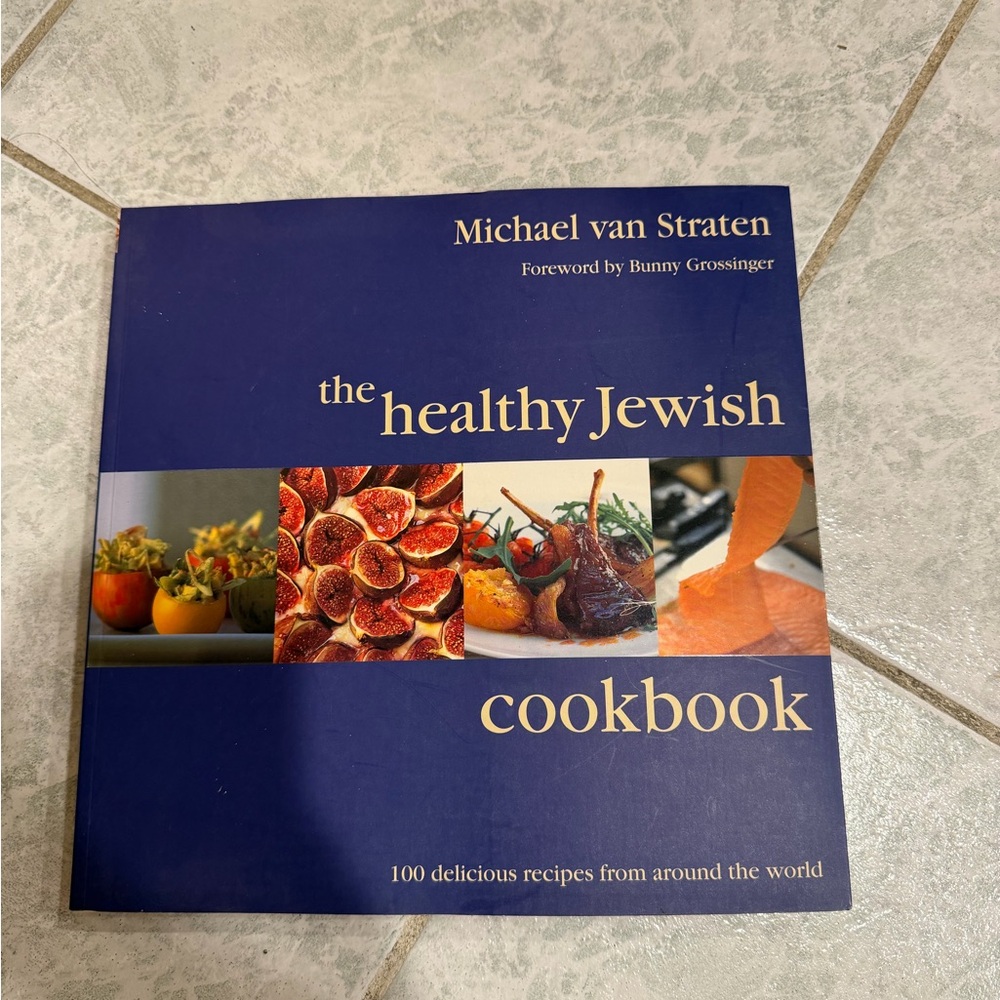 The Healthy Jewish Cookbook by Michael van Straten - Blue Cover